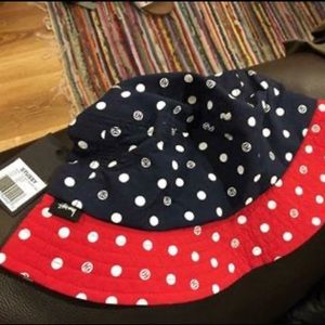 Dead stock Stussy bucket hat, Navy and Red